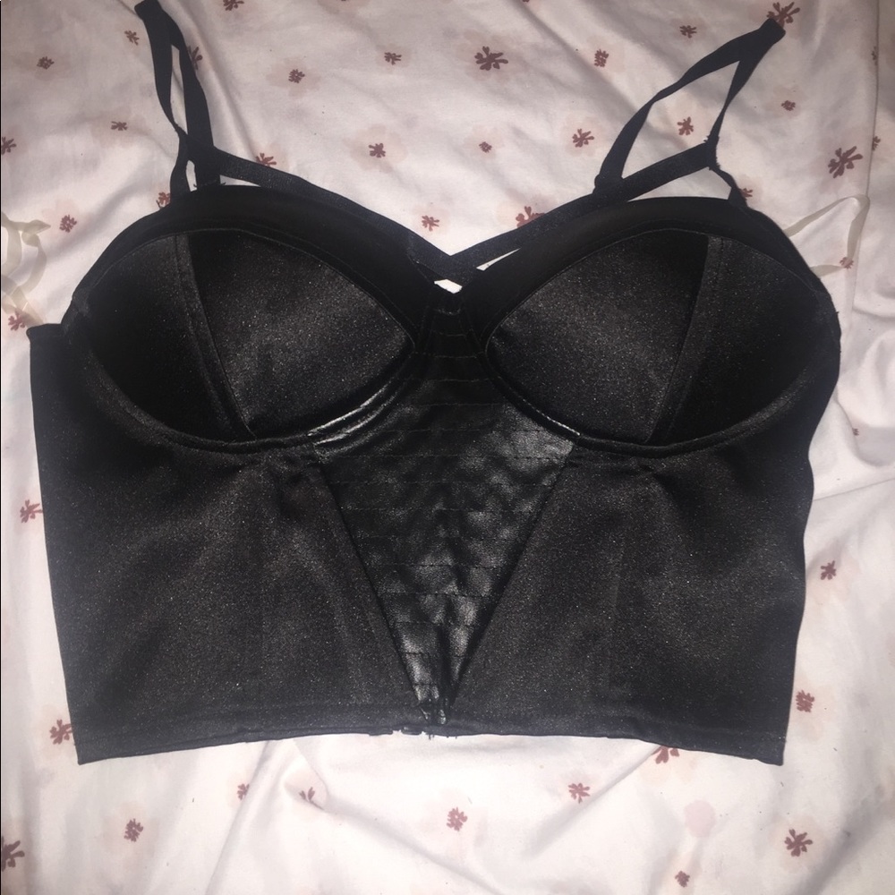 Charlotte Russe tops Black size Xs Blue size Sm